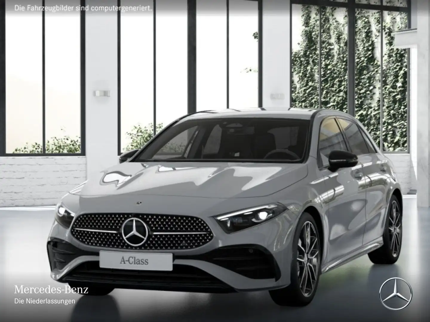 Mercedes-Benz A 200 AMG+NIGHT+AHK+MULTIBEAM+KAMERA+7G Grijs - 2