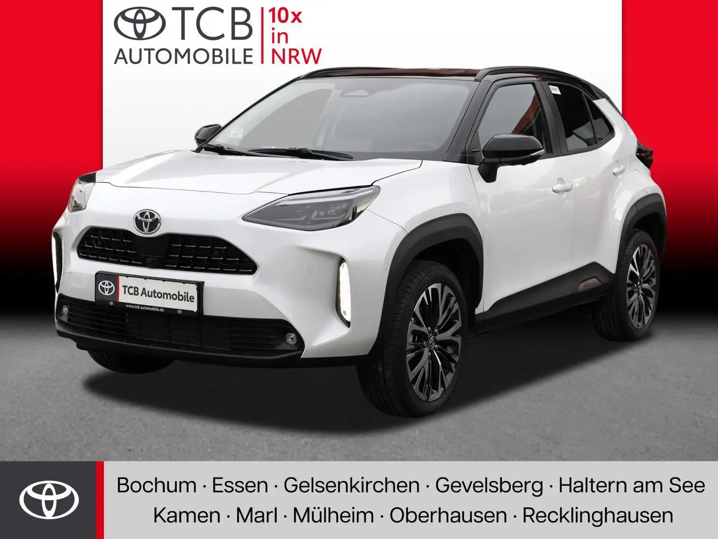 Toyota Yaris Cross Style Plus 1.5-Hybrid NAVI SHZ KAMERA KLIMA ALU BT ANDROID APPLE TEMPO. Blanc - 1