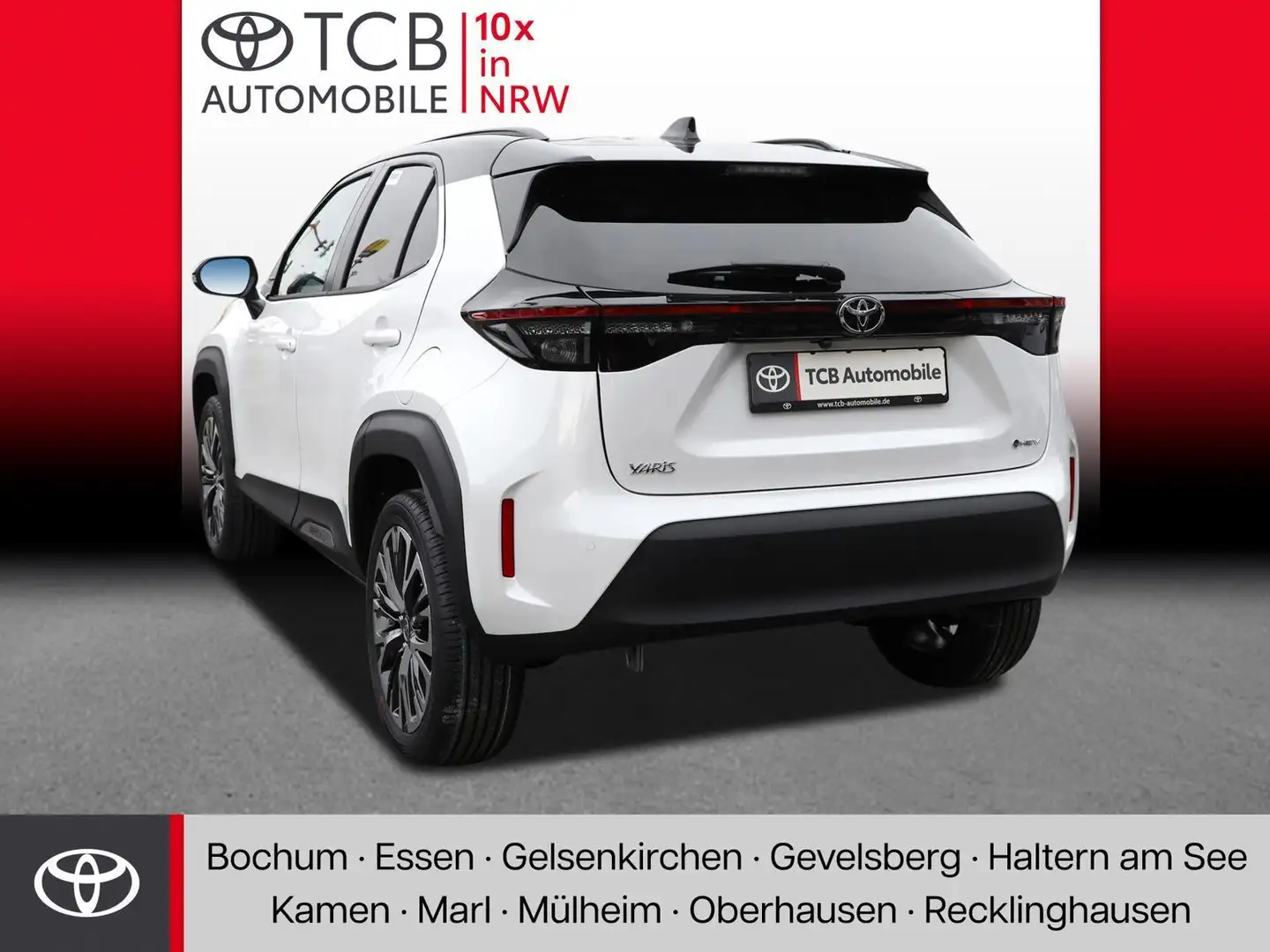 Toyota Yaris Cross Style Plus 1.5-Hybrid NAVI SHZ KAMERA KLIMA ALU BT ANDROID APPLE TEMPO. Blanc - 2