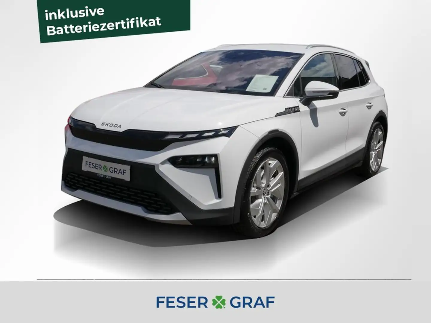 Skoda Elroq 85 Navi, SmartLink, SHZ Weiß - 1