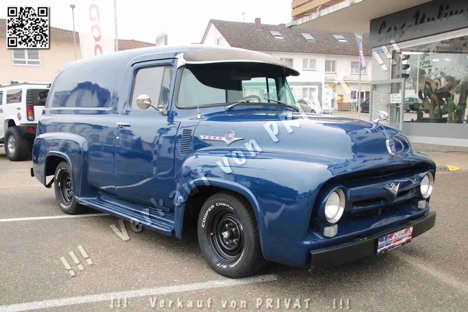 Ford F 100 Panel Truck - TÜV/H-Zulassung Azul - 2