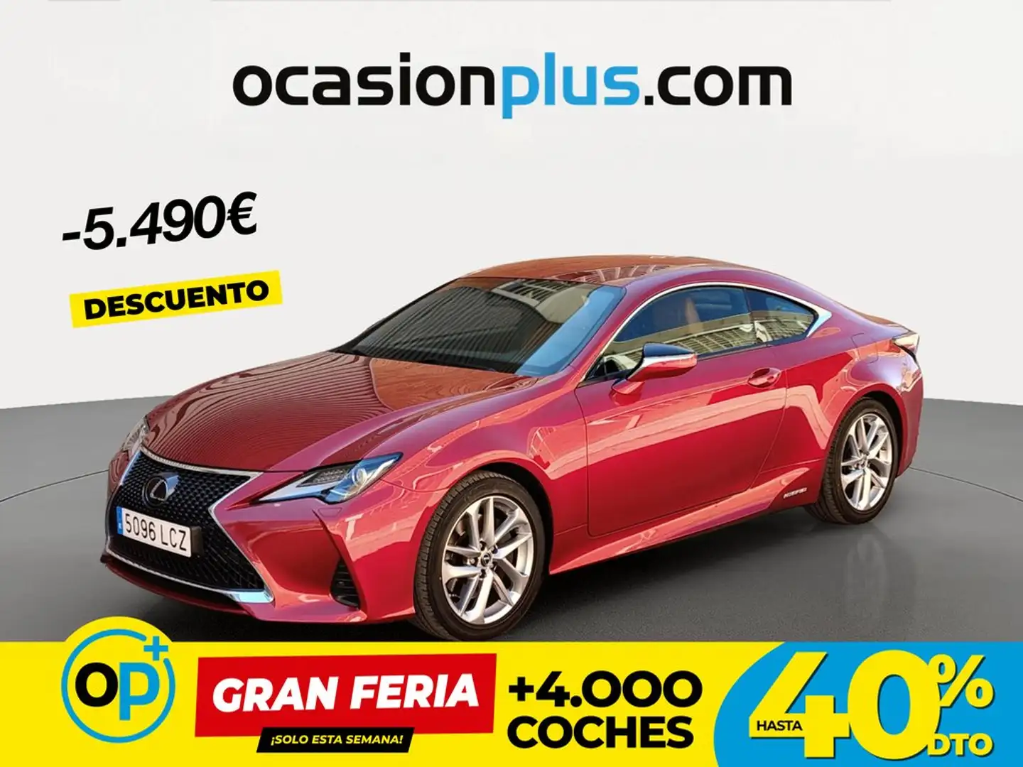 Lexus RC 300h Business Navigation Rot - 1