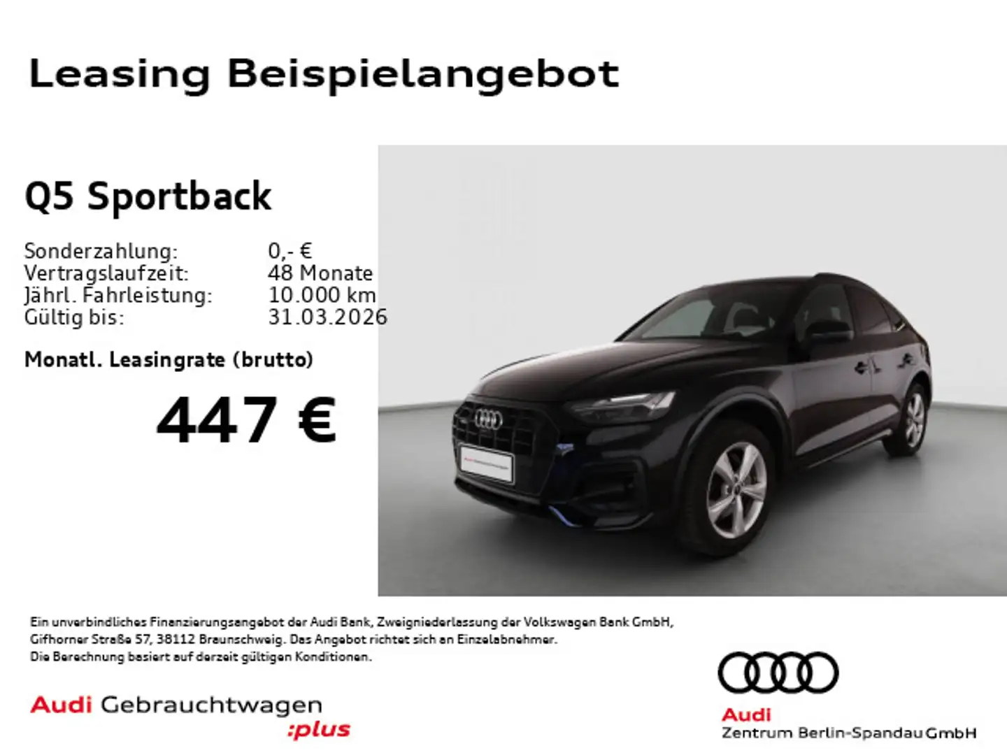 Audi Q5 40 TFSI qu. Adv. S tronic *PANO* Schwarz - 1