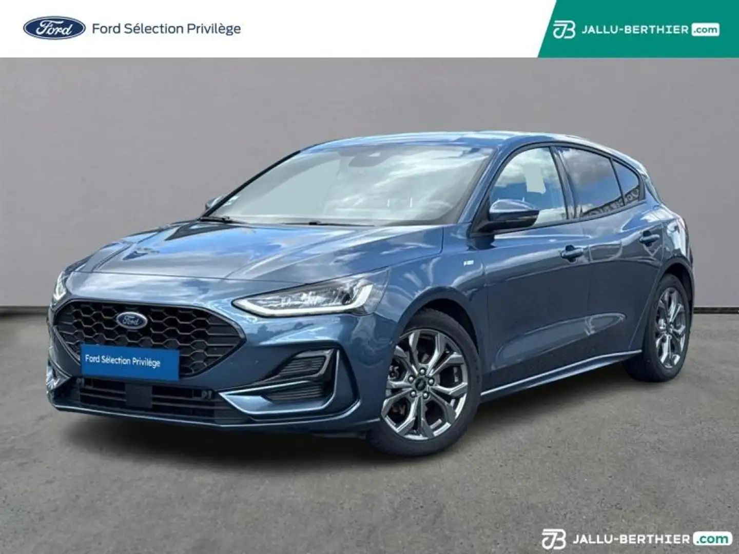 Ford Focus 1.0 Flexifuel mHEV 125ch ST-Line X Bleu - 1