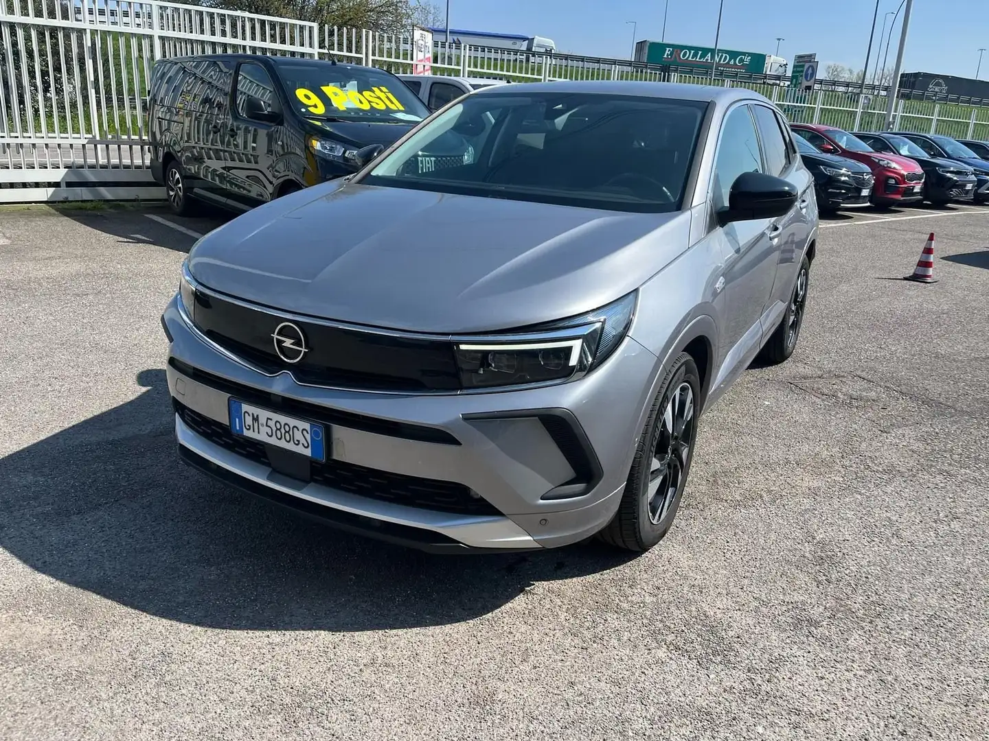 Opel Grandland X Grandland 2022 1.6 phevBusinessElegance 225cv auto Grigio - 1