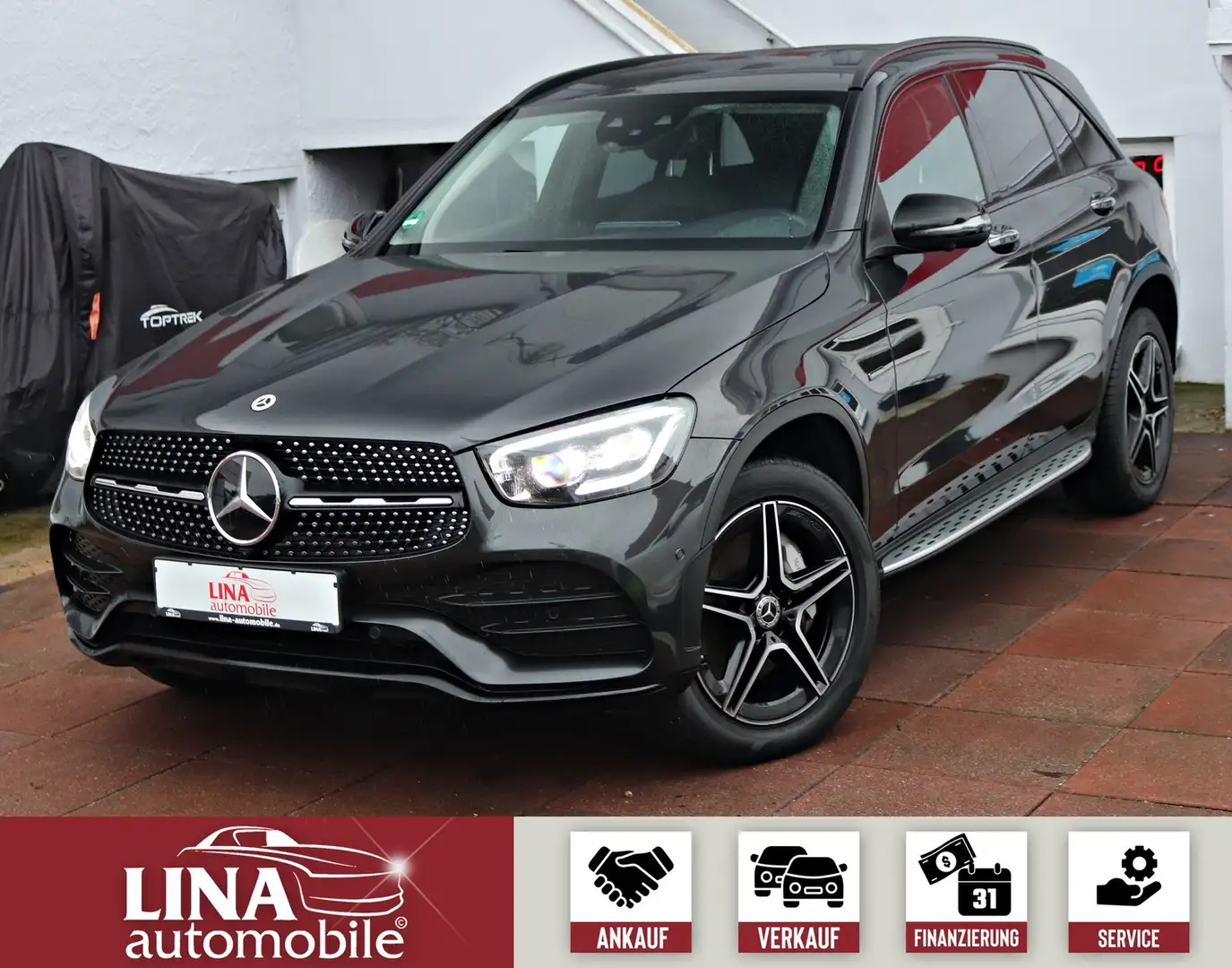 Mercedes-Benz GLC 300 de 4M AMG 2.Hd*WIDESCREEN*360°Kam*ACC Gris - 1