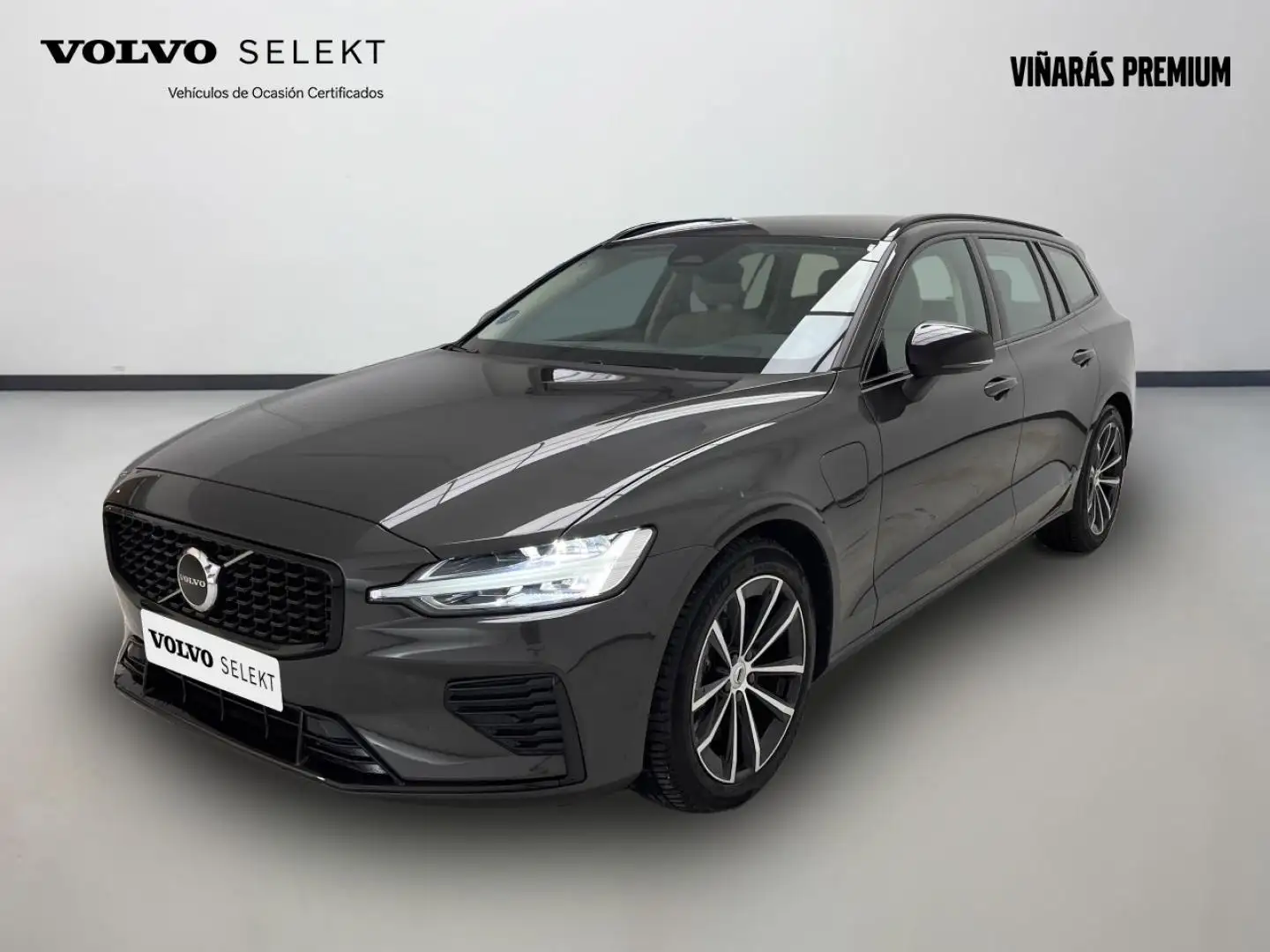 Volvo V60 2.0 T6 AWD Recharge Plus Dark Auto Gris - 1