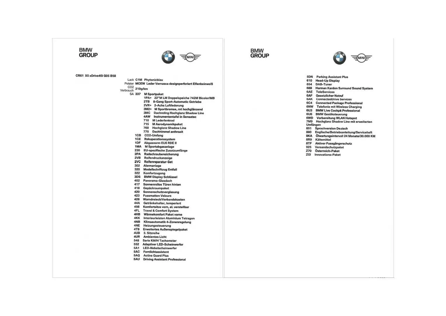 BMW X5 X5 xDrive40i 48 V Aut. Blau - 2