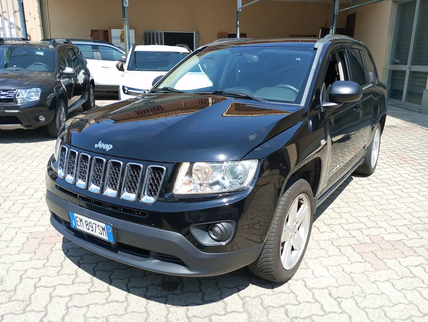 Jeep Compass Compass 2.2crd Limited 2wd 136cv UNICOPROPRIETARIO Nero - 1