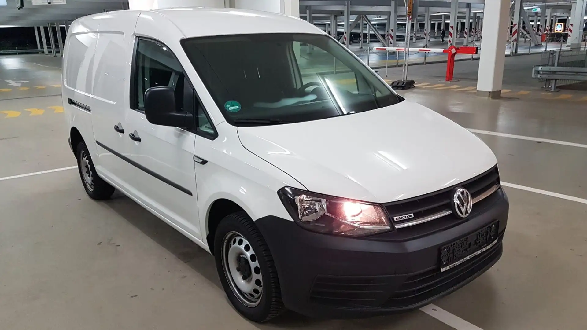 Volkswagen Caddy Maxi Kasten 4Motion StandHZG*Schrank*Klima Weiß - 1