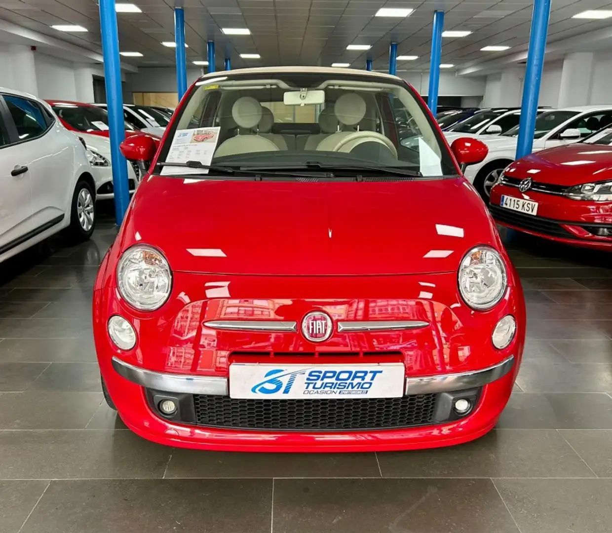 Fiat 500C 1.2 Lounge Rot - 2