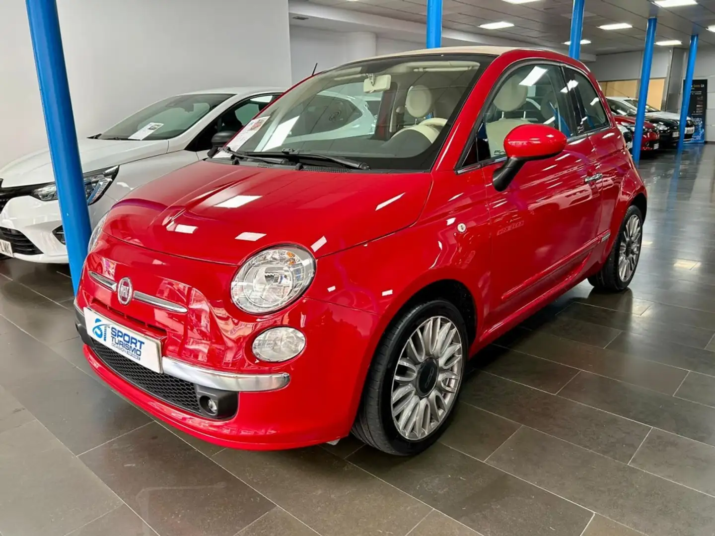 Fiat 500C 1.2 Lounge Rot - 1