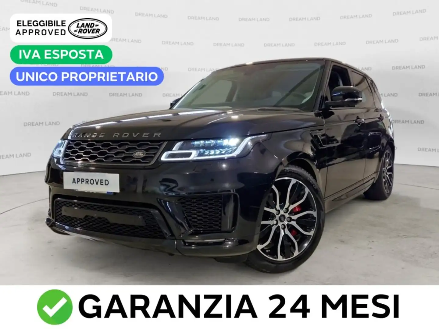 Land Rover Range Rover Sport 2.0 Si4 PHEV HSE Dynamic GARANZIA 24 MESI Schwarz - 1