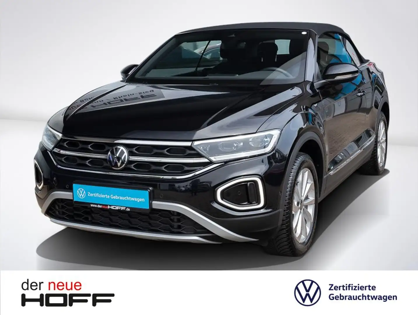 Volkswagen T-Roc Cabriolet 1.0 TSI Style LED Kamera Winterpaket All Schwarz - 1