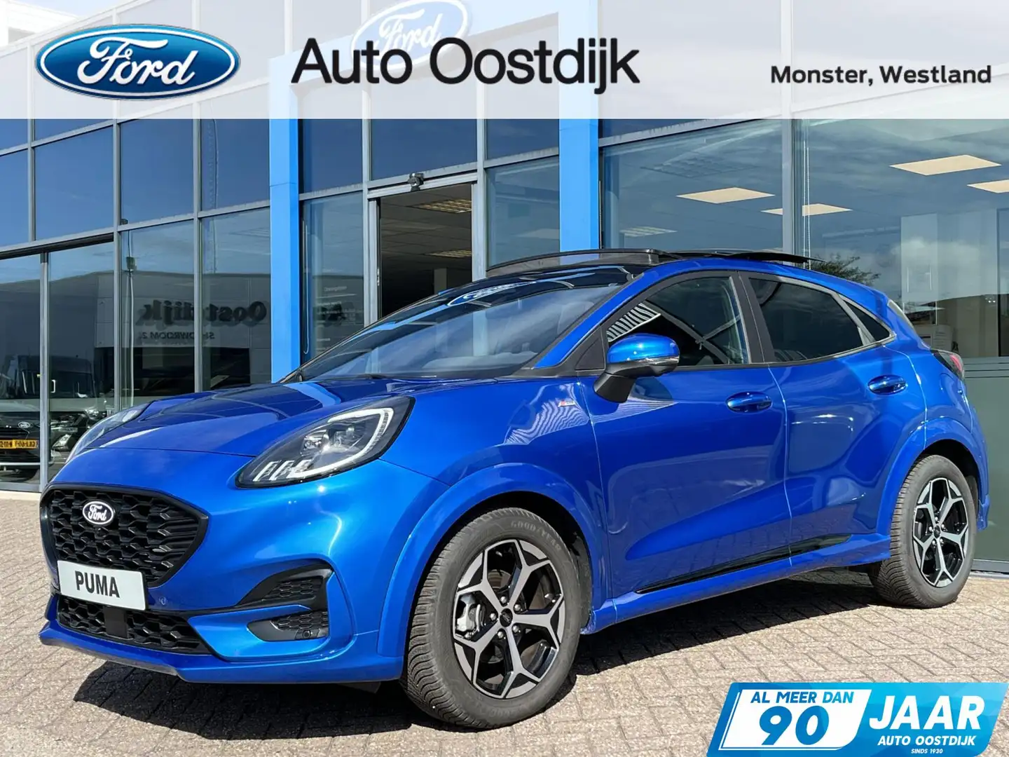 Ford Puma 1.0 EcoBoost Hybrid ST-Line 125PK Automaat NIEUW M Blau - 1