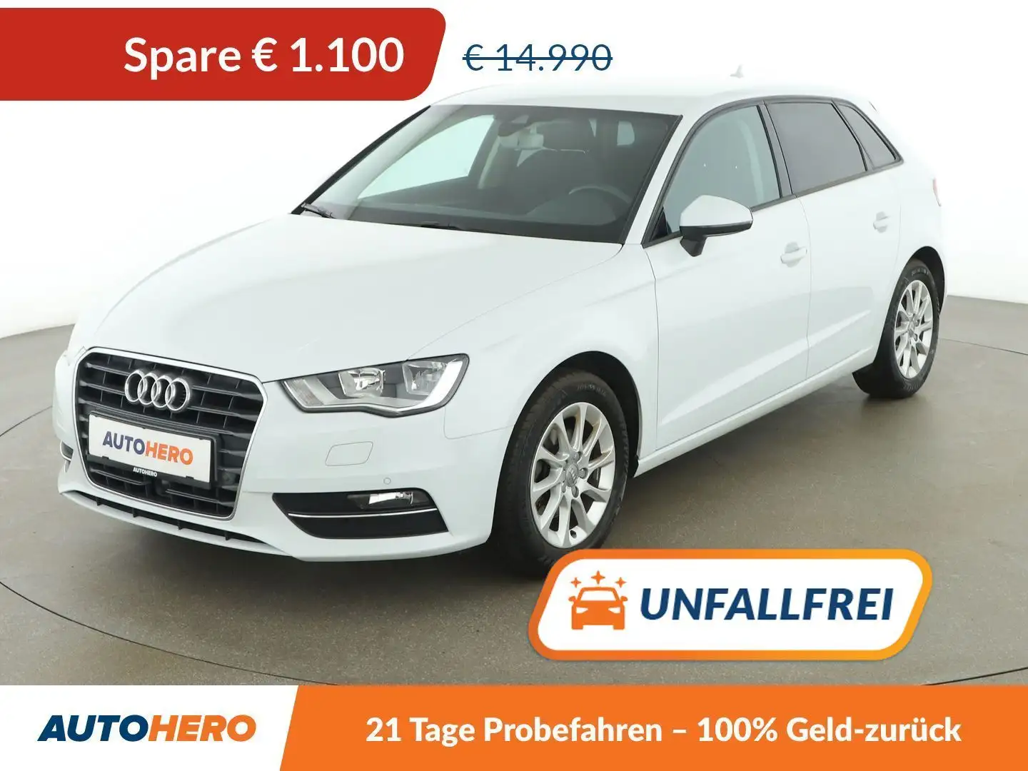 Audi A3 1.4 TFSI ACT Attraction ultra Blanc - 1