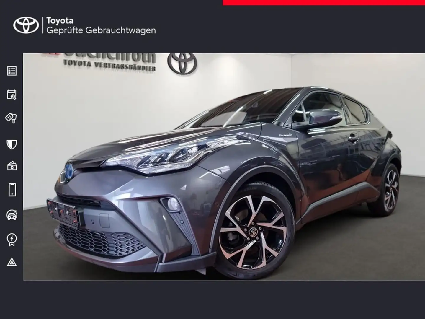 Toyota C-HR CHR 2.0 Hybrid Team Deutschland +Winterräder+App Grau - 1