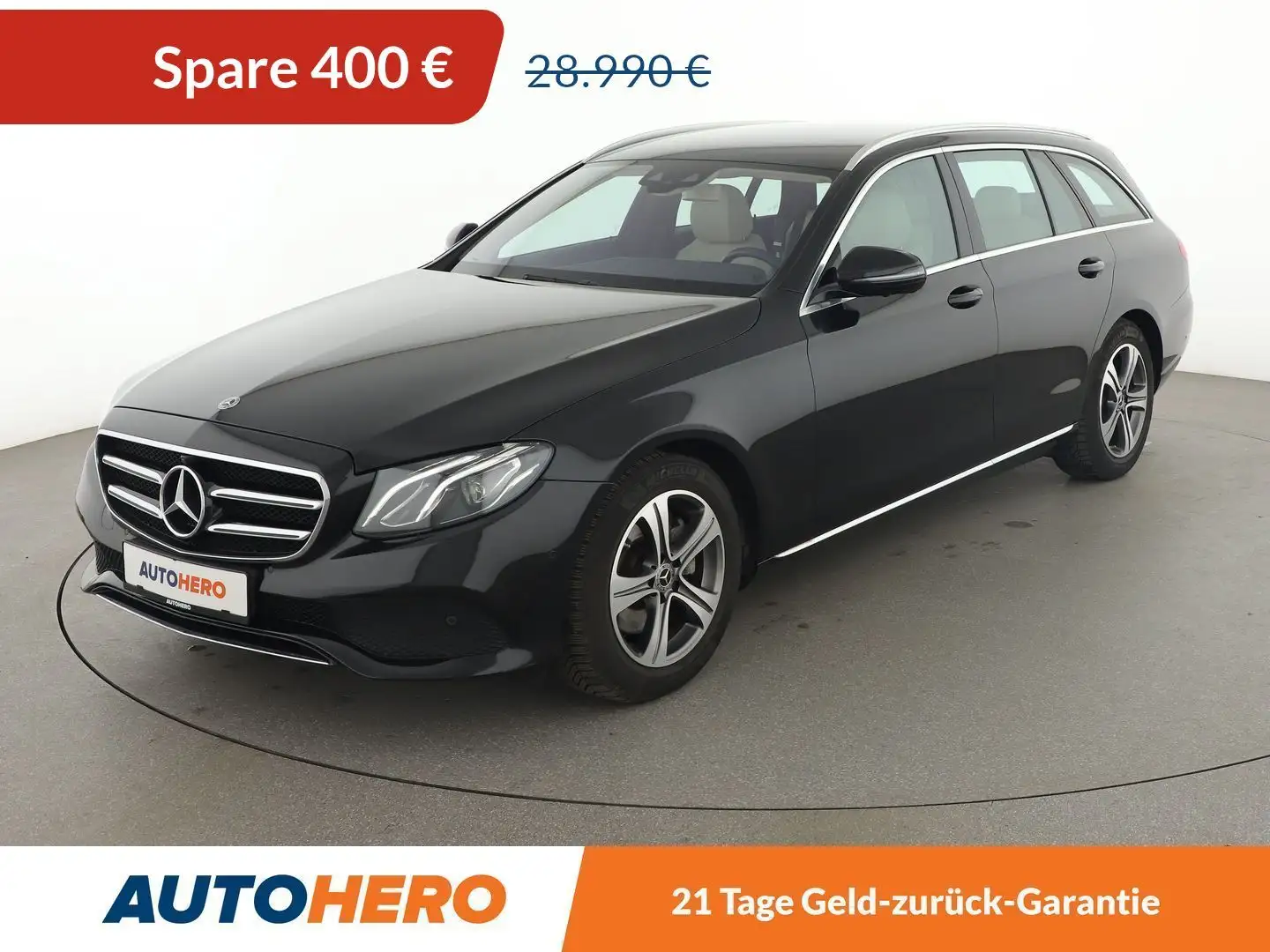 Mercedes-Benz E 220 E 220 d T 4Matic Avantgarde Aut.*NAVI*LED*TEMPO* Noir - 1