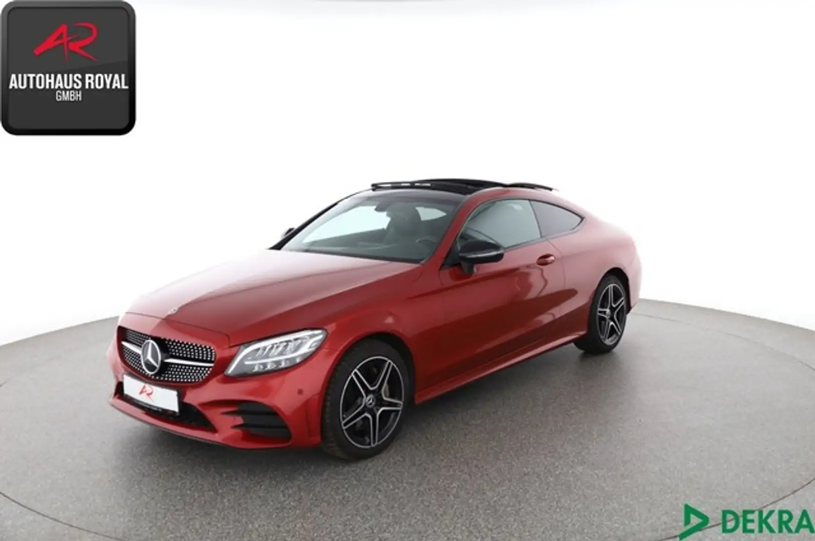 Mercedes-Benz C 300 Coupe 3x AMG NIGHT,WIDE,AIRMATIC,KAMERA Red - 1