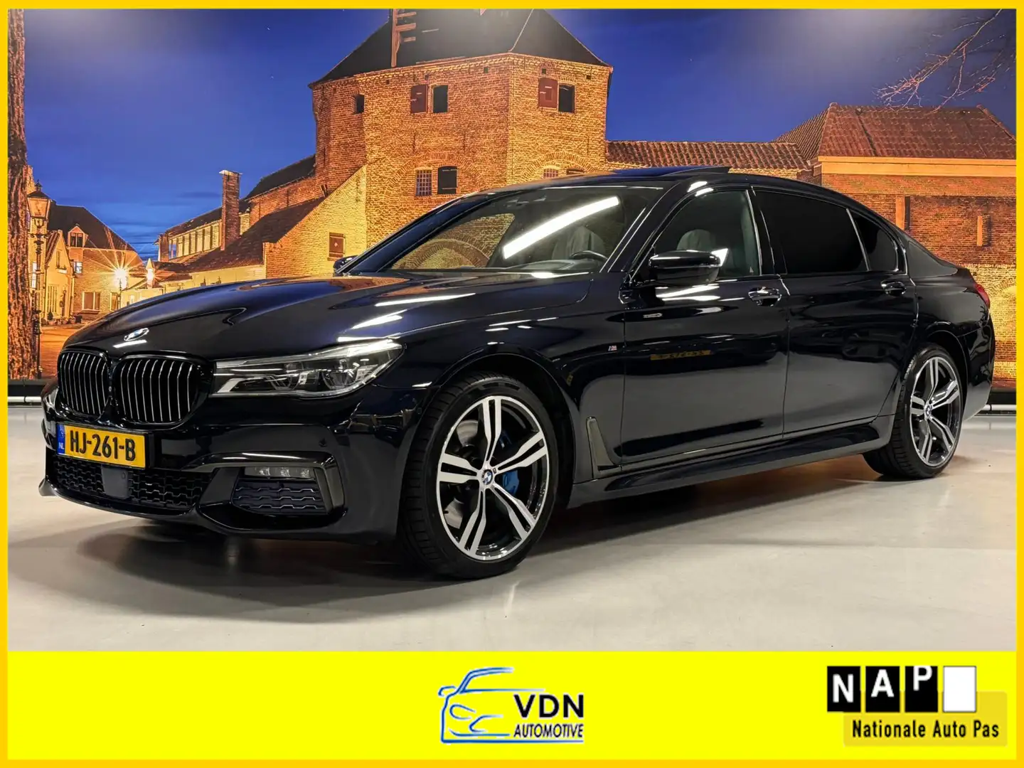BMW 750 7-serie 750Li xDrive High Exe M-Sport Aut Full Opt Noir - 1