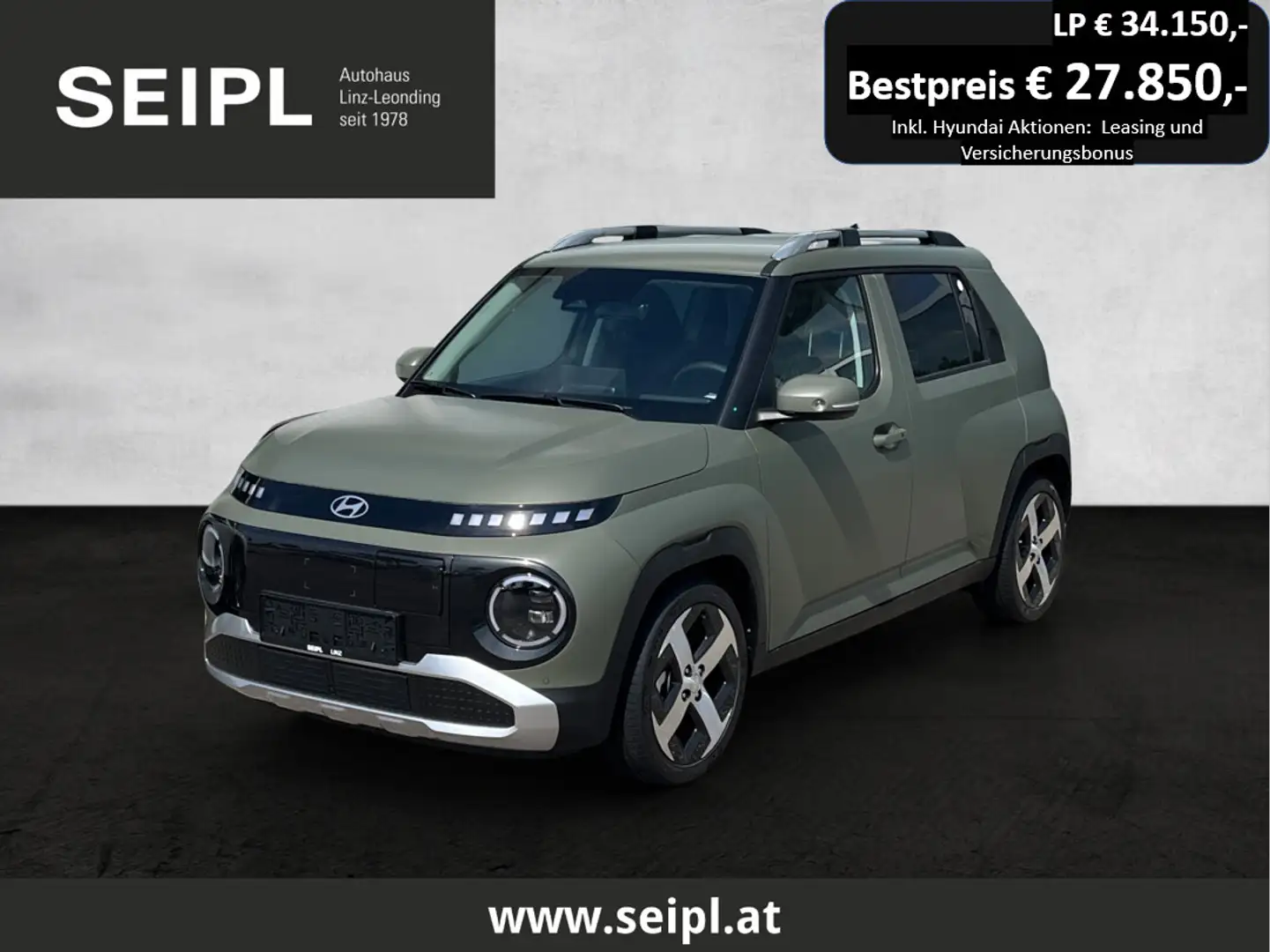 Hyundai Inster INSTER Trend/Comfort Line 49kWh r5t42-P3-O1/4*S... Grün - 1