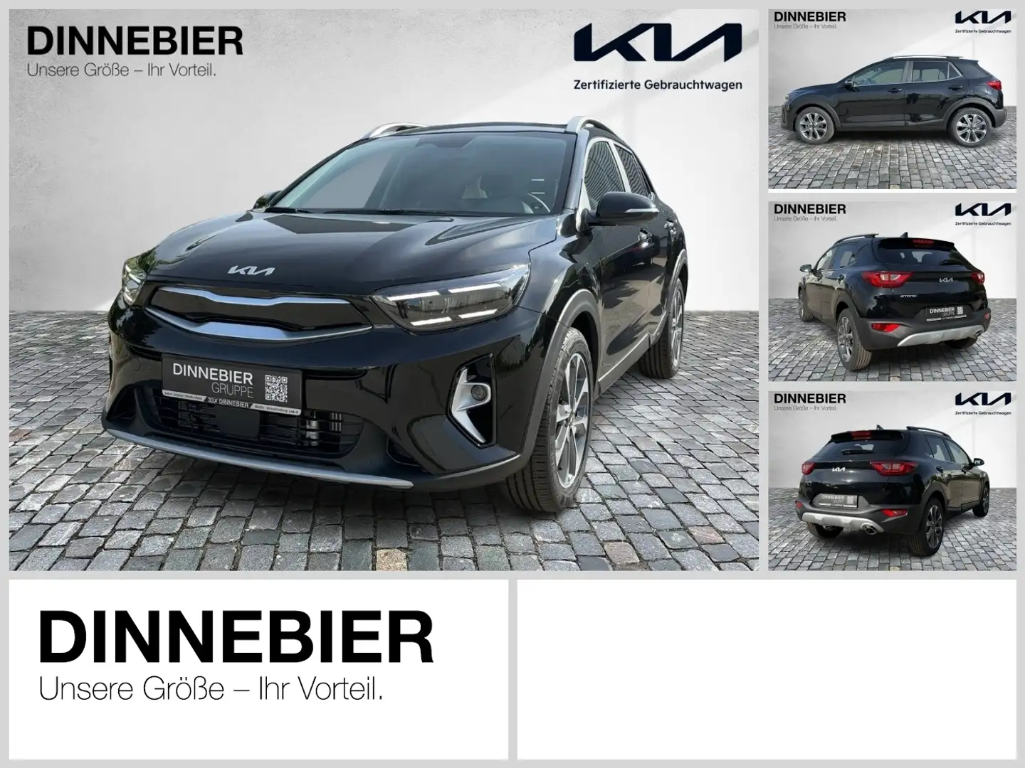 Kia Stonic Spirit Automatik+LED+Navi+Kamera+SHZ Noir - 1