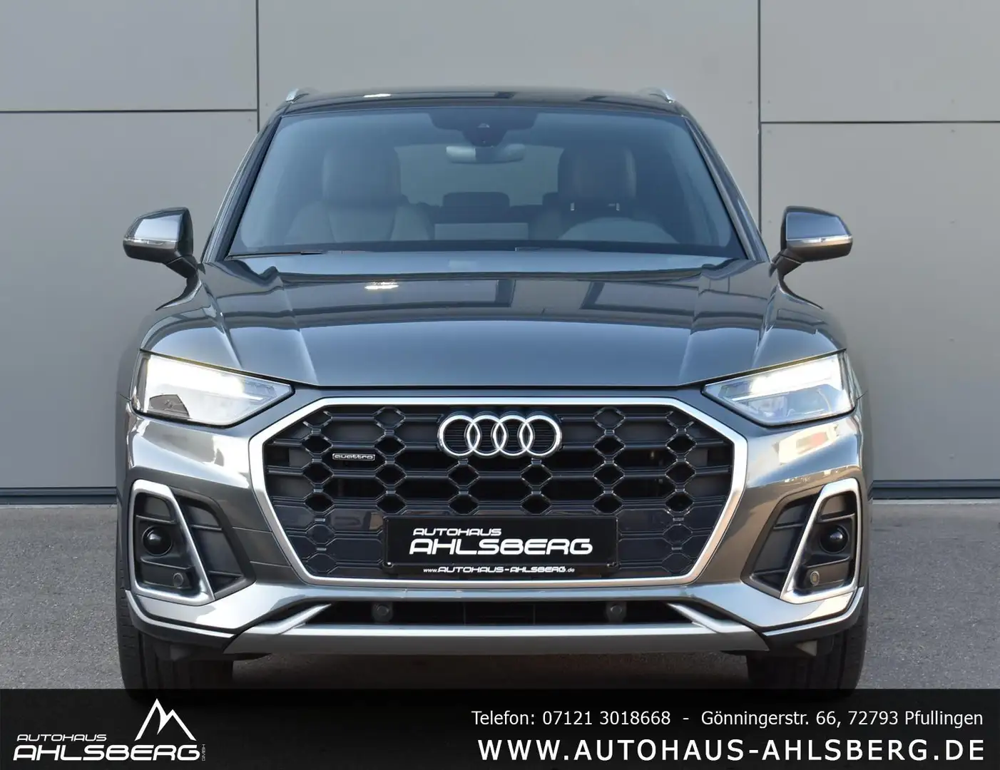 Audi Q5 2.0 TDI S-LINE QUATTRO/ AHK/SHZ/RFK/TEMPO./VIRTUAL Gris - 2