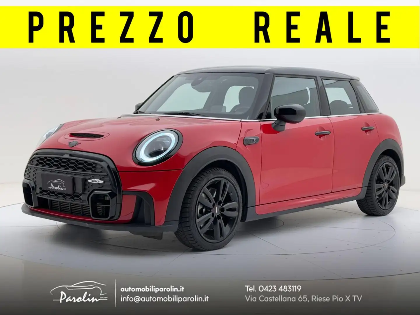 MINI Cooper S 2.0 JCW John Cooper Works aut. 5p. Rosso - 1