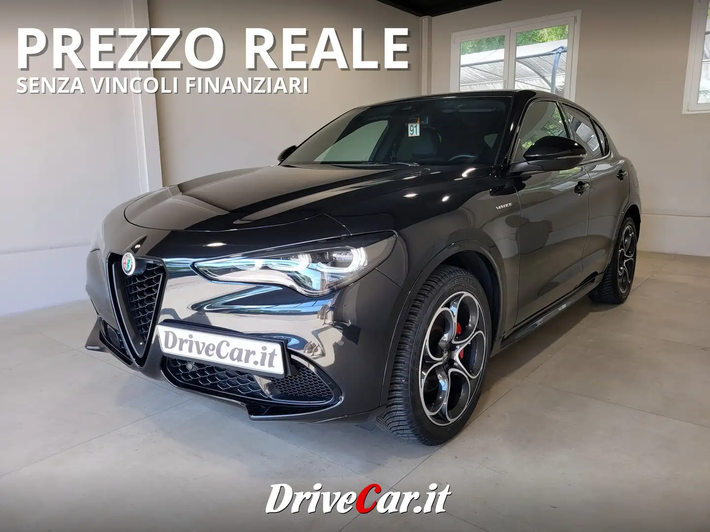 Alfa Romeo Stelvio VELOCE Q4 AT8 2.2 MTJ 210CV TOTAL BLACK C20" Nero - 1