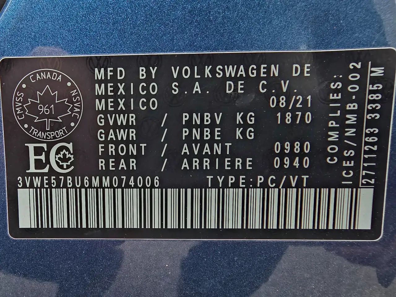 Volkswagen Jetta снимка Volkswagen Jetta