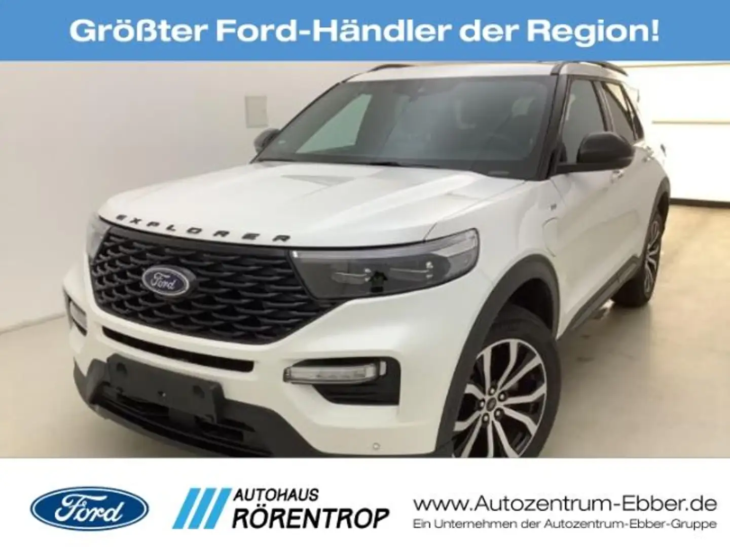 Ford Explorer ST-Line 4x4 EcoBoost PHEV Panoramadach Wit - 1