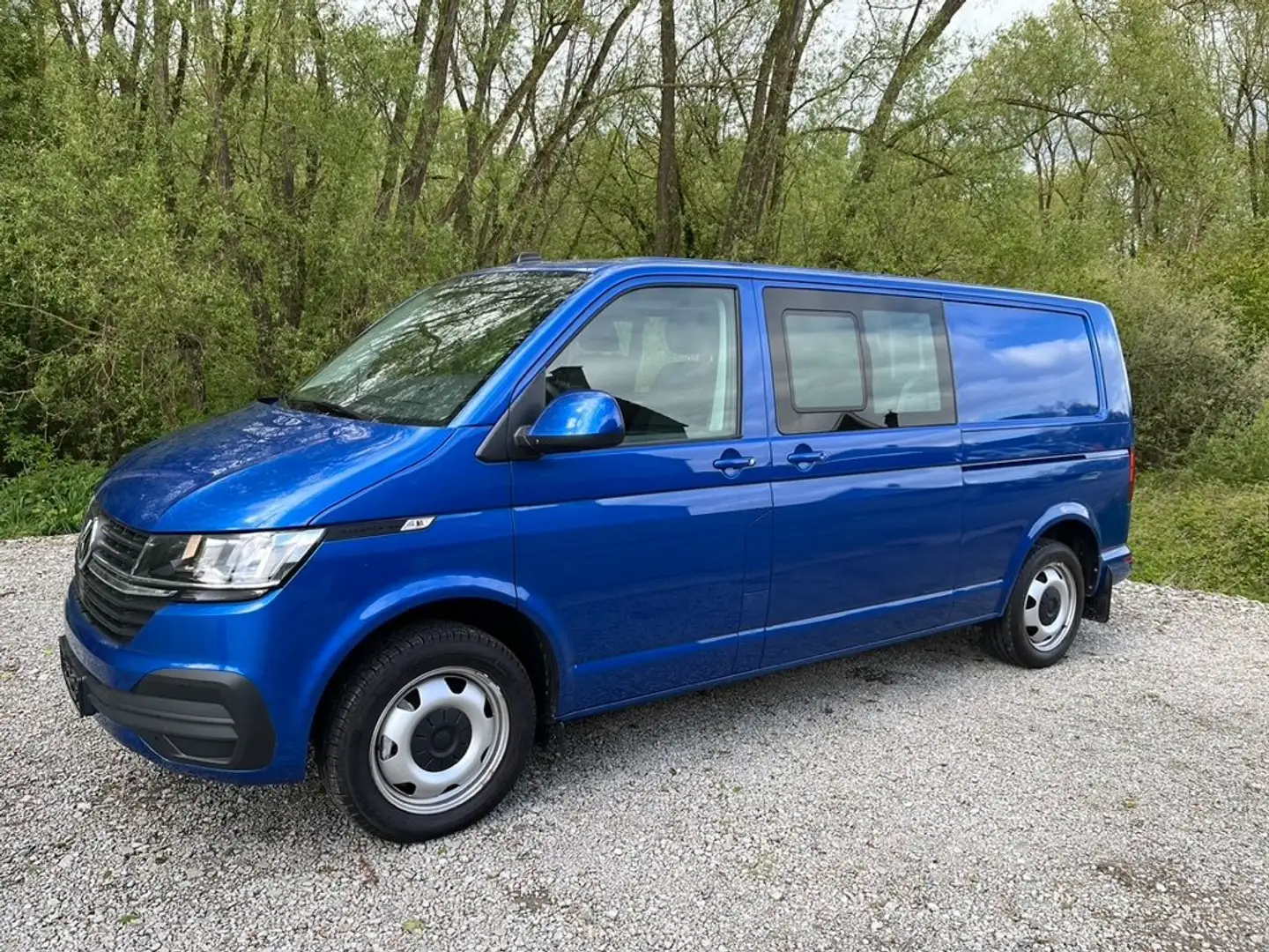 Volkswagen T6.1 Kombi 4MOTION 2.0TDI DSG 2020 199PK LWB 41.314€ exbtw Bleu - 1