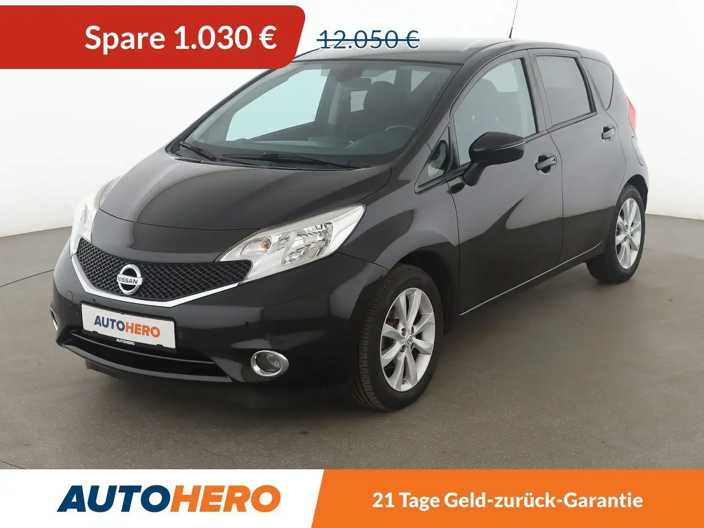 Nissan Note 1.2 Acenta PLUS Aut.*NAVI*TEMPO*PDC*SHZ* Schwarz - 1