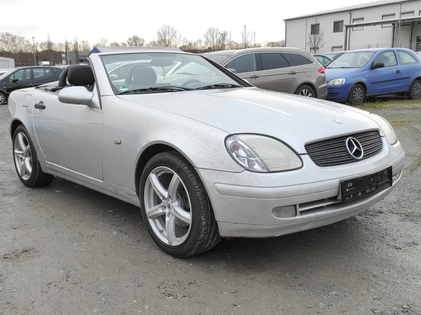 Mercedes-Benz SLK 200 CABRIO KLIMA *TÜV 06-26* LEDER USB AUX-IN ALU Silber - 2
