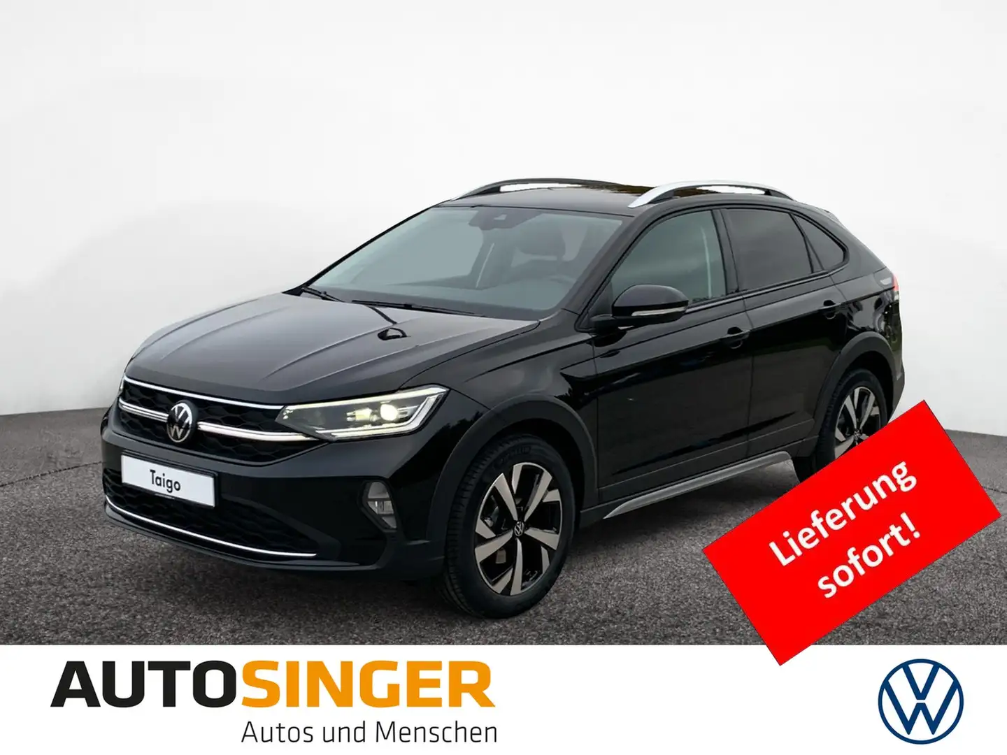 Volkswagen Taigo Style 1.0 TSI DSG AHK*CAM*NAVI*MATRIX* Schwarz - 1