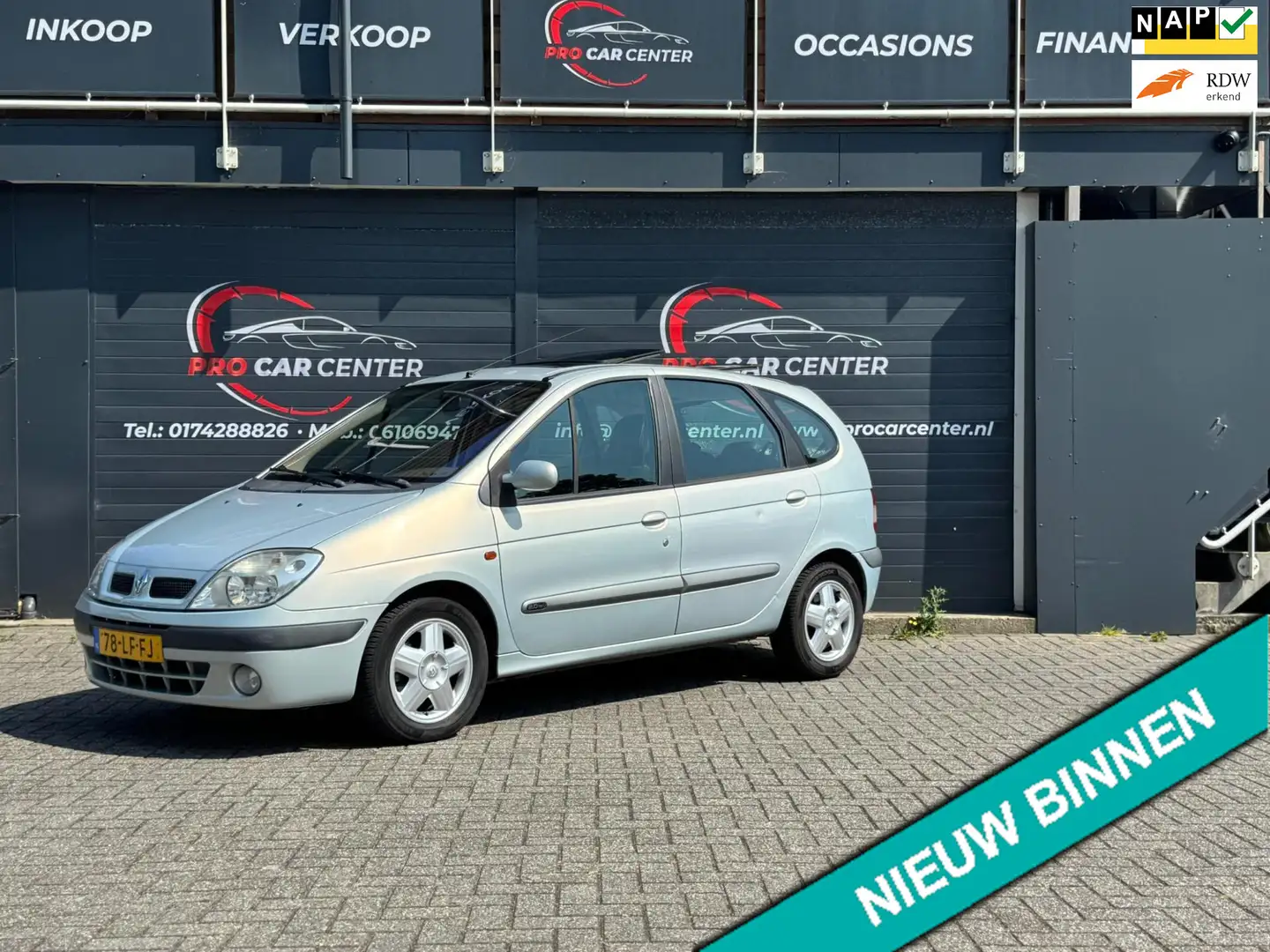 Renault Scenic 2.0-16V Privilège AUT|CLIMATE|PANO|NAP|APK|LMV Grijs - 1