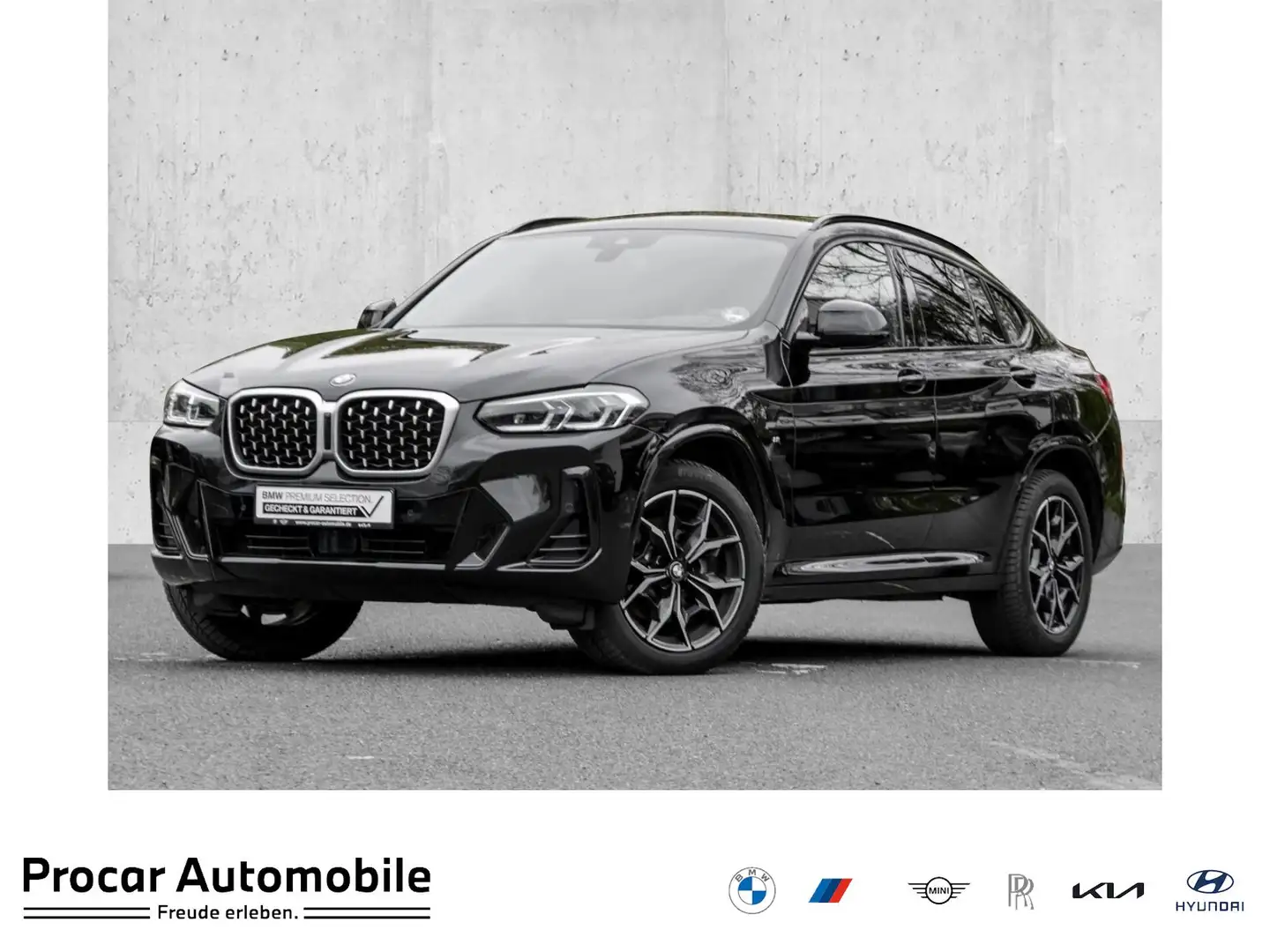 BMW X4 xDrive30d M SPORT+LASER+ACC+DA+PA+HuD Schwarz - 1