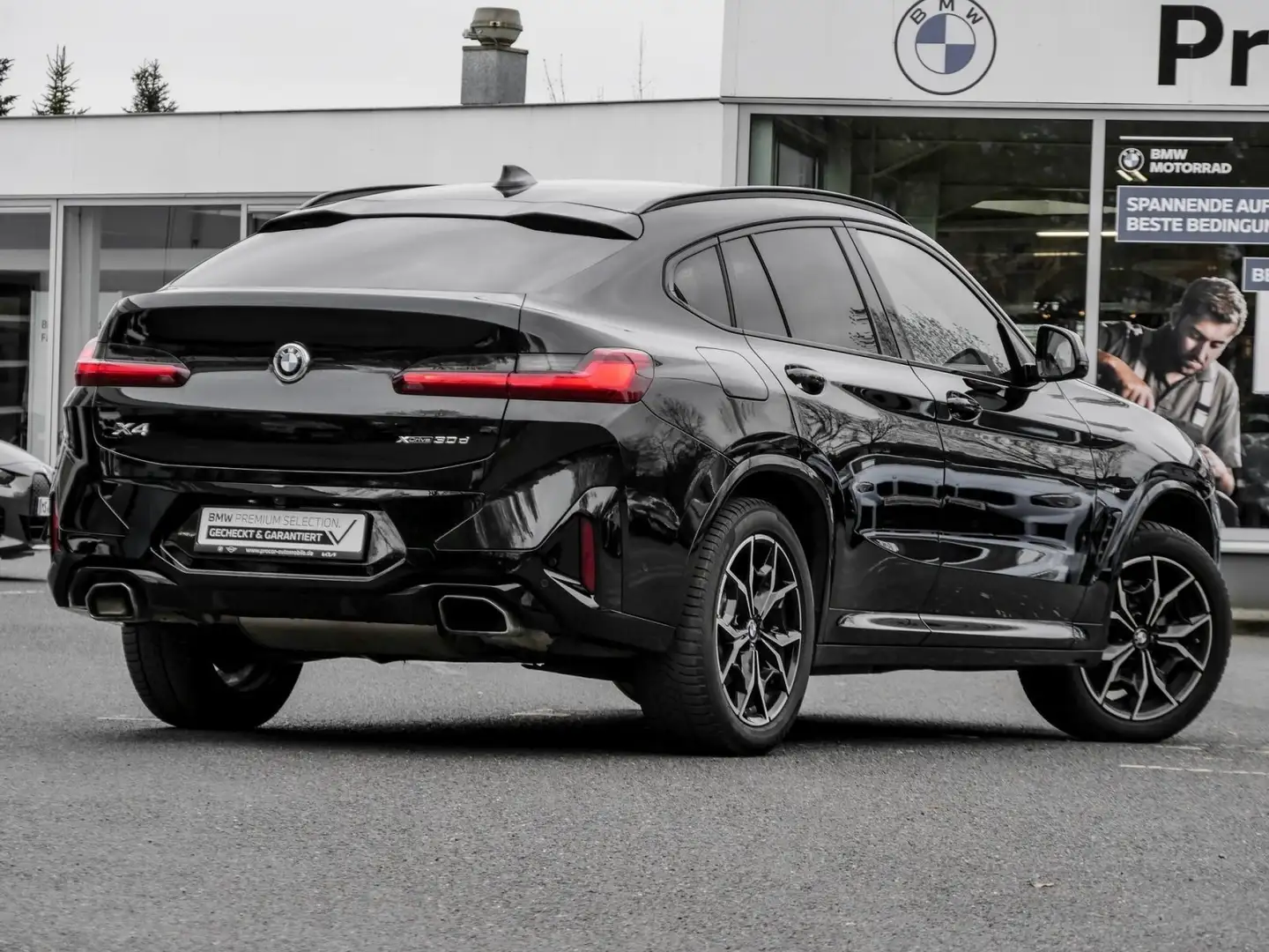 BMW X4 xDrive30d M SPORT+LASER+ACC+DA+PA+HuD Schwarz - 2