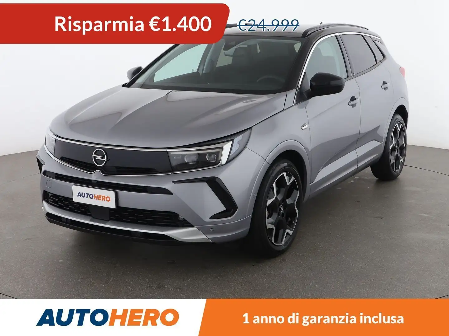 Opel Grandland X 1.5 CDTI Ultimate aut. Argent - 1