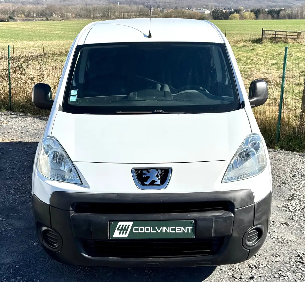 Peugeot Partner 3 places 1er propriétaire-Airco-2479 € + TVA Blanc - 2