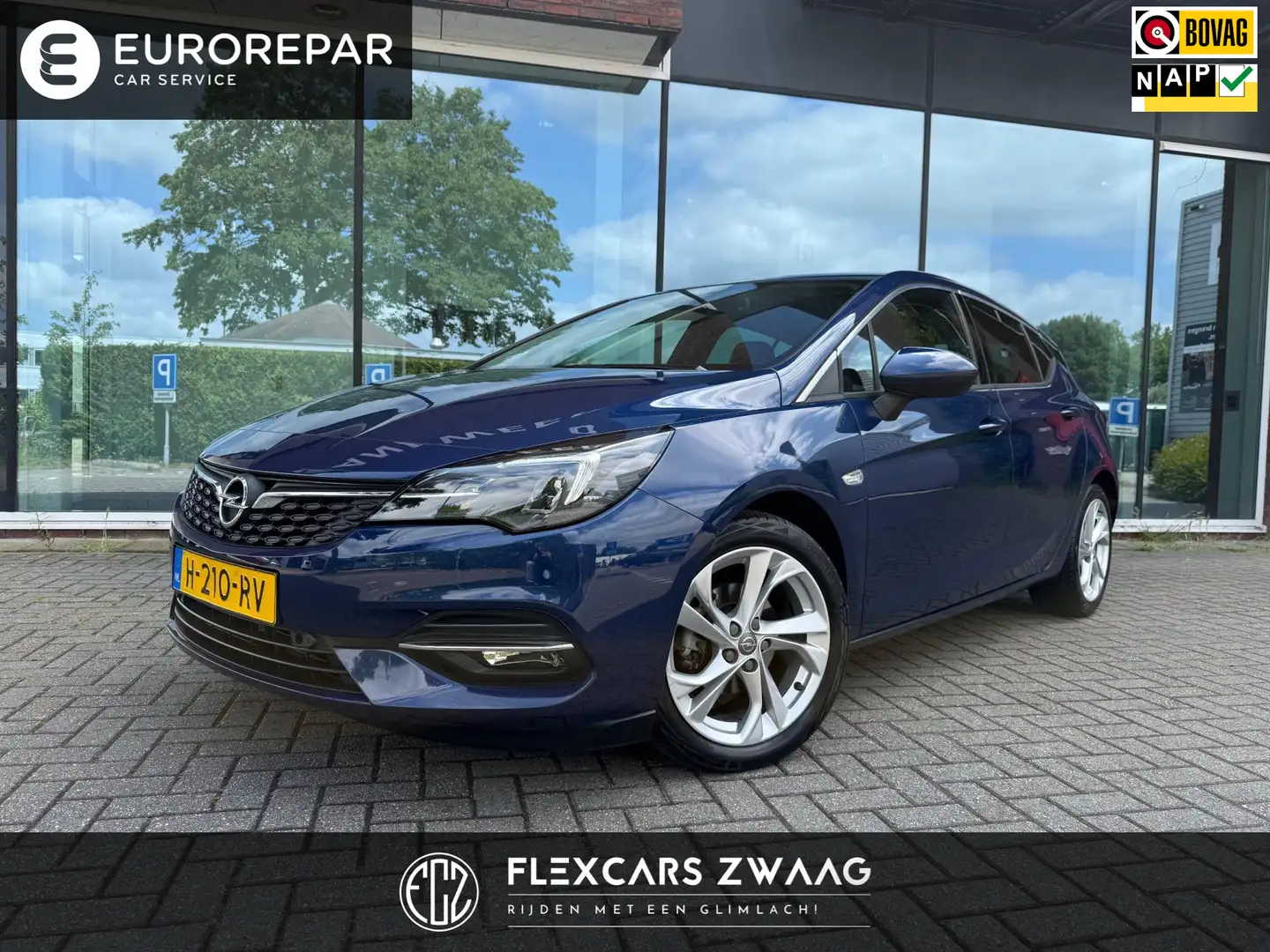 Opel Astra 1.2 Turbo 130pk Elegance - Navi - Climate - Org.NL Blauw - 1
