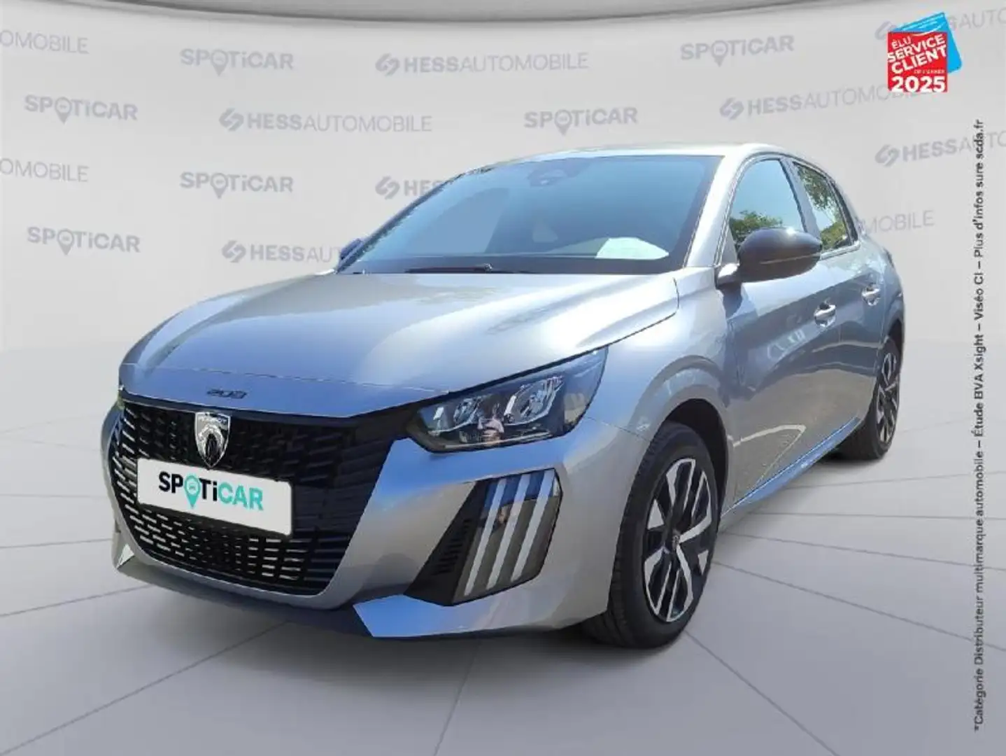 Peugeot 208 1.2 Hybrid 110ch Style e-DCS6 Gris - 1