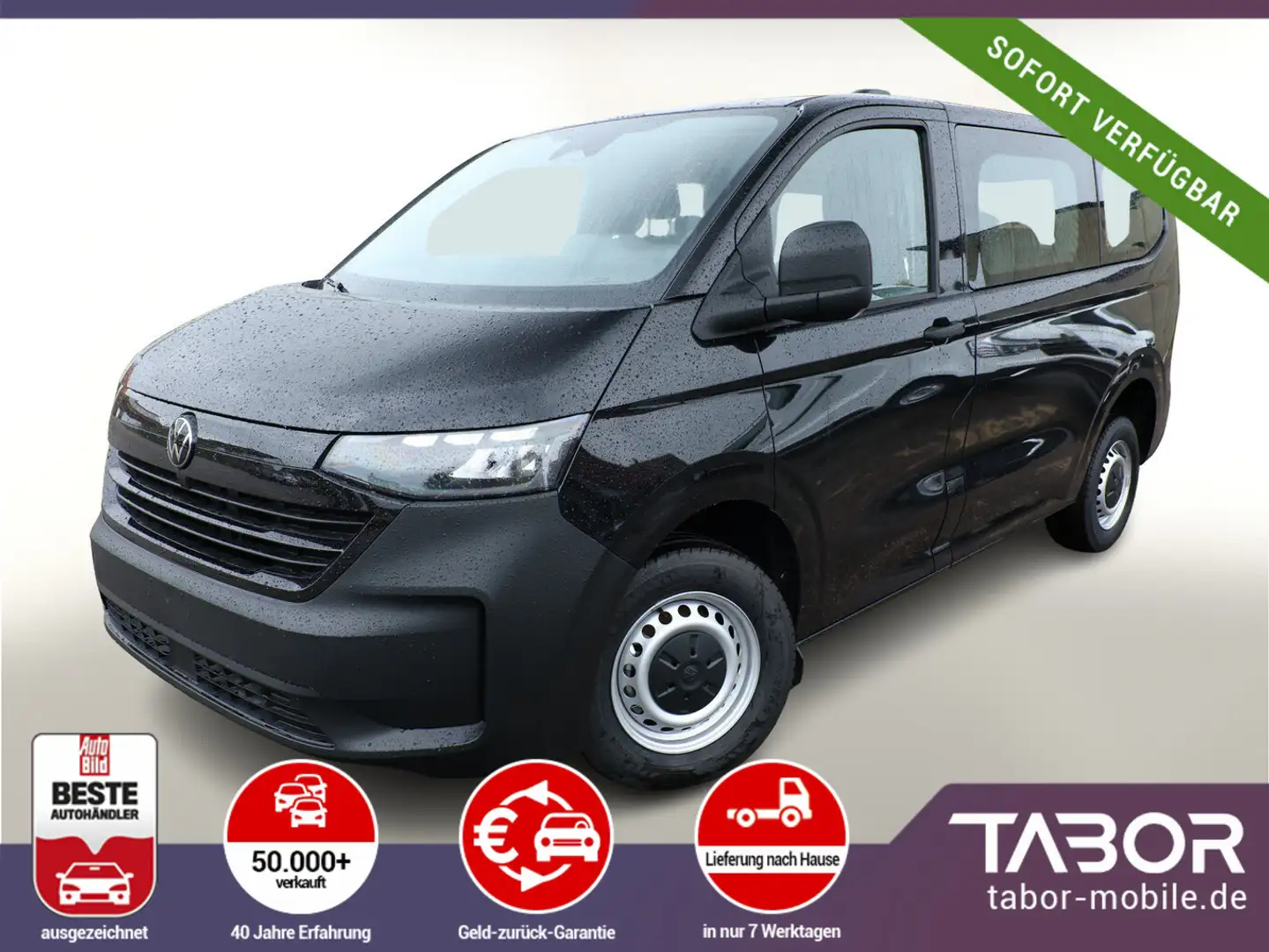 Volkswagen T7 Transporter TDI 110 LED DigC Keyl PDC AppC UVP-31%* Negro - 2