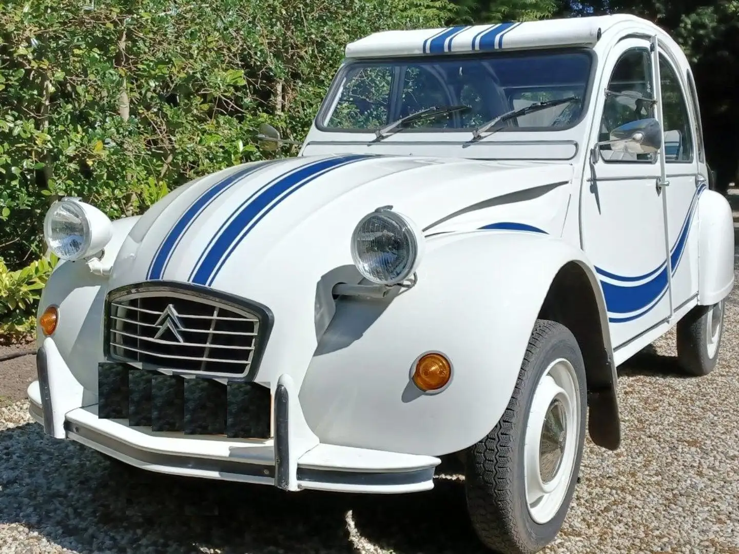 Citroen 2CV France 3 Blanc - 2
