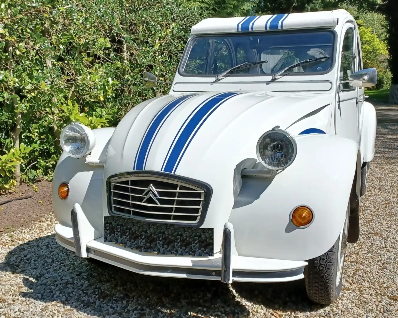 Citroen 2CV France 3 Blanc - 1