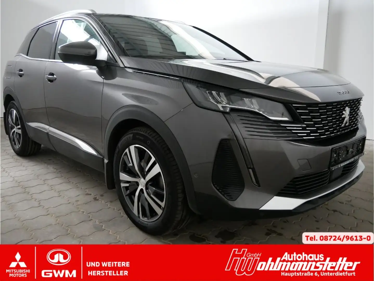 Peugeot 3008 1.4 Ellektr. Heckklappe, Sitzheitzung, uvm. Grau - 1