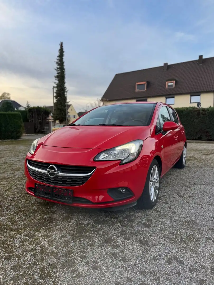 Opel Corsa E Edition Automatik LED Sitzheizung Klima Rot - 1