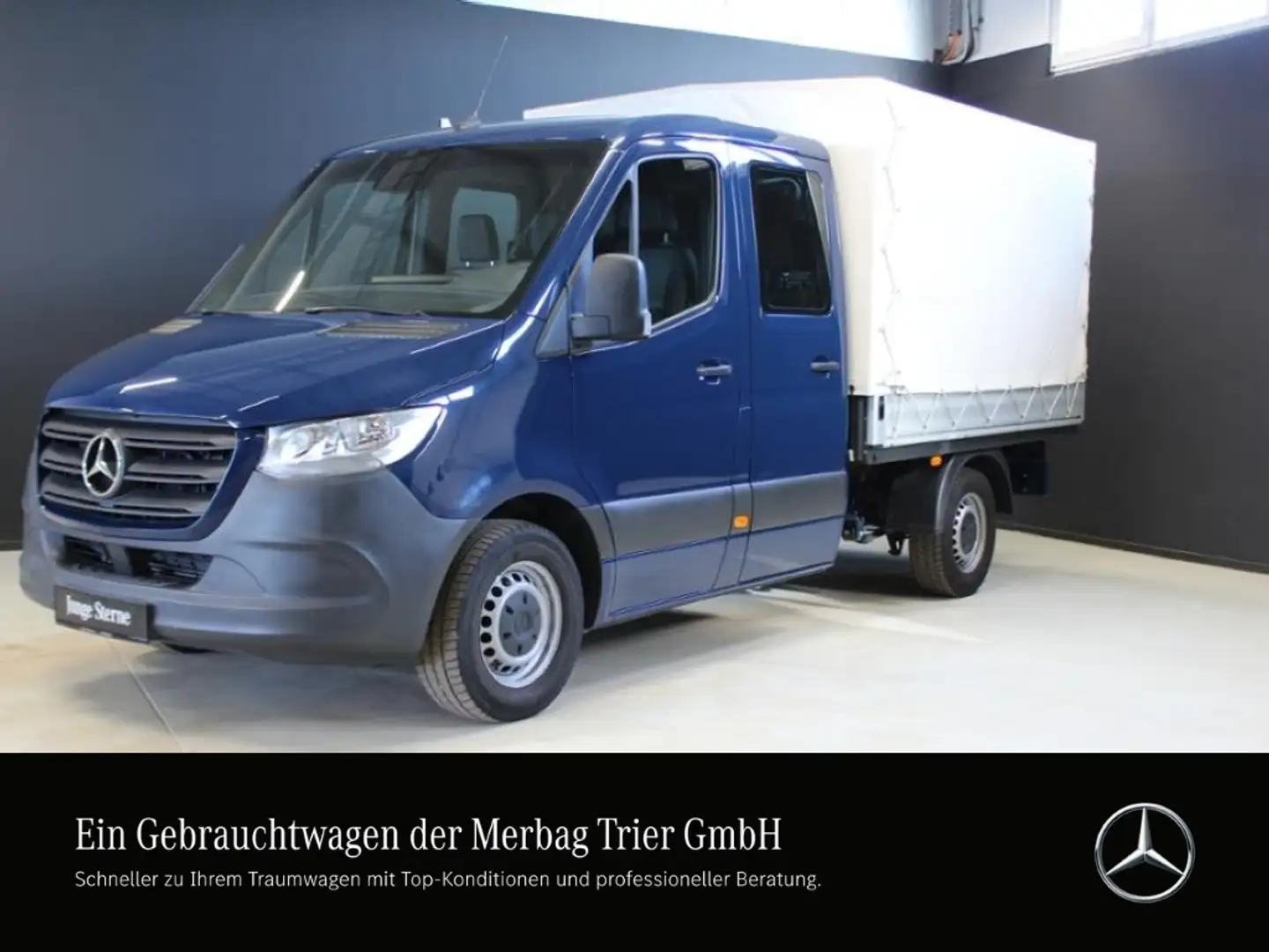 Mercedes-Benz Sprinter 314 *DOKA Pritsche Plane Standard L2 Bleu - 1