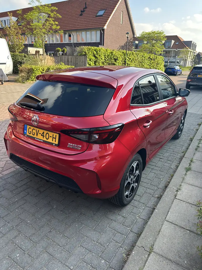 MG MG3 1.5 Hybrid Luxury | Navi | Leder | Stoelverwarming Rood - 2
