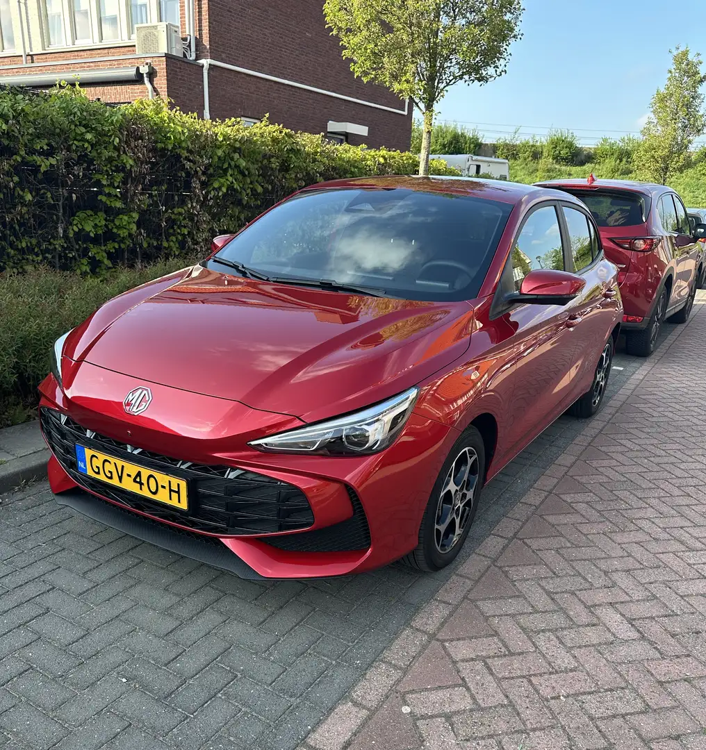 MG MG3 1.5 Hybrid Luxury | Navi | Leder | Stoelverwarming Rood - 1